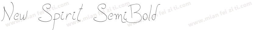 New Spirit SemiBold字体转换